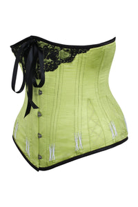 Longline Lime Green Underbust With Flossing