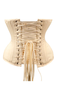 Cream Expert Waist Training Underbust Longline With Hip Gores