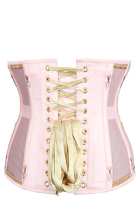 Corset Story WTS925 Historically Inspired Peach and Gold Underbust Corset