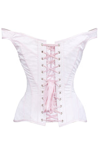 Corset Story WTS928 Pale Pink Sleeved Corset