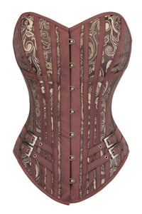 Corset Story WTS817 Steampunk LARP Overbust Corset with buckles